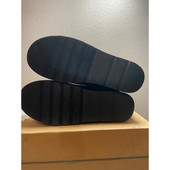 Guess Jilona2 Metallic Silver Puffer Platform Ankle Boots GWJILONA2 Womens 8M - Picture 4 of 5